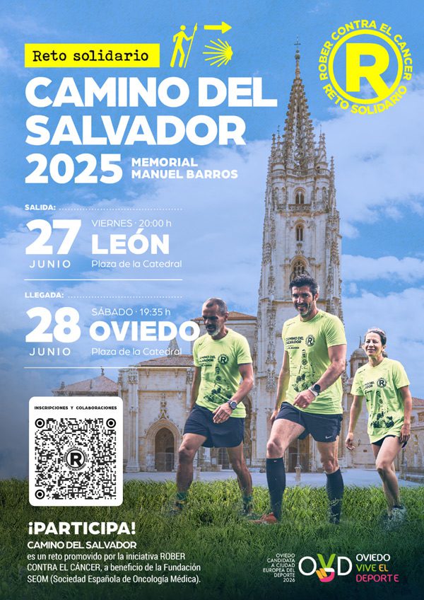 Camino del Salvador 2025. Rober contra el cáncer.